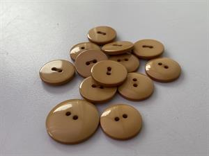 Knap - plastik, 23 mm og 10 stk.