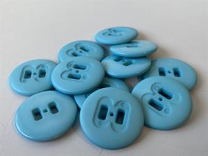 Knap - plastik, 27 mm og 10 stk.