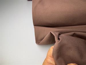 Bomuldsjersey - mat toffee