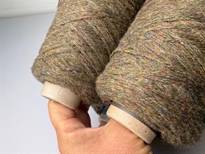 Baby cones i 100 % cashmere - light loden, 300 gram