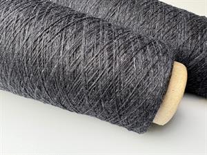 Baby cones i 100 % cashmere - antrasit, 65 gram