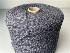 Luksus uld - moulin spundet i lilla og grå, ca 1,1 kg