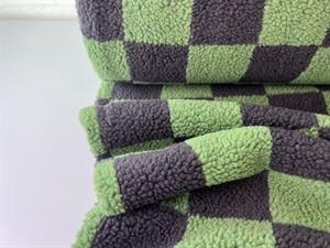 Teddybear - checks green/black