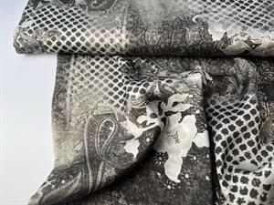 Fastvævet satin - elegante motiver