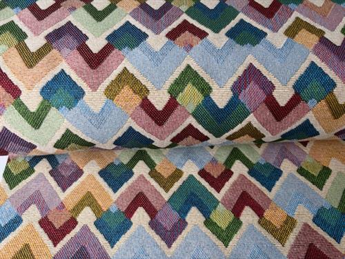 Gobelin - geometriske varme pasteller i flotte afstemte farver