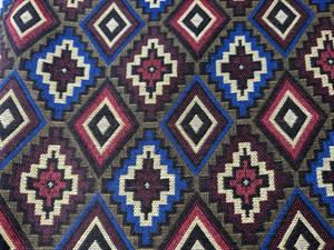 Gobelin - varme toner, lidt kobolt og flot mønster vævning