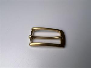 Bæltespænde - guld look, 47 mm