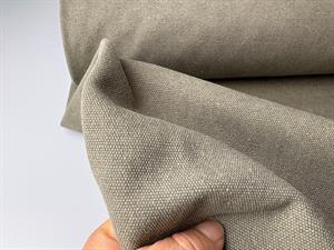 Stenvasket canvas - støvet oliven i fantastisk kvalitet