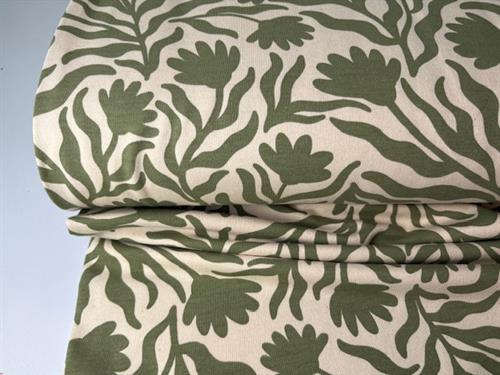 Blød isoli - skønne blomster på flødefarvet bund