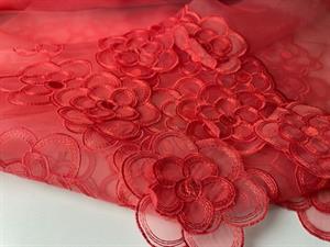 Organza - koral med blomster