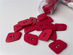 Knap - mørk fuchsia med glat look, 30 mm
