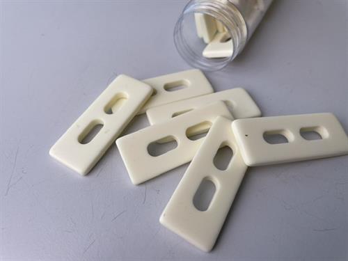 Knap - offwhite med mat look, 49 mm