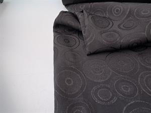 Vævet viscose - jacquard fabio black
