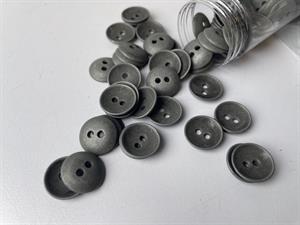 Metalknap - elegant enkelt look, 14 mm