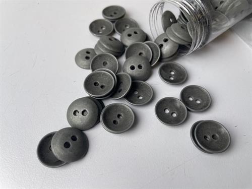 Metalknap - elegant enkelt look, 14 mm