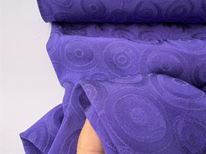 Vævet viscose - jacquard fabio lilla