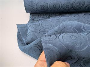 Vævet viscose - jacquard fabio petrol