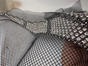 Besætning - smuk perle besat hals besætning 