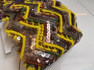 Bredt paillet bånd som foto - hele pakken, ca 4 meter