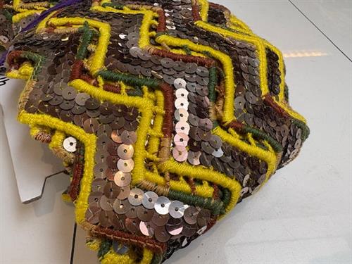 Bredt paillet bånd som foto - hele pakken, ca 4 meter