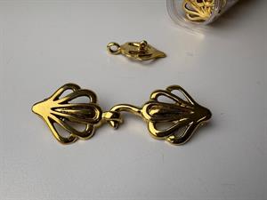 Hægte - lukkesystem i lækker kvalitet, guld