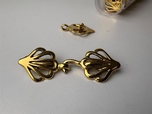 Hægte - lukkesystem i lækker kvalitet, guld