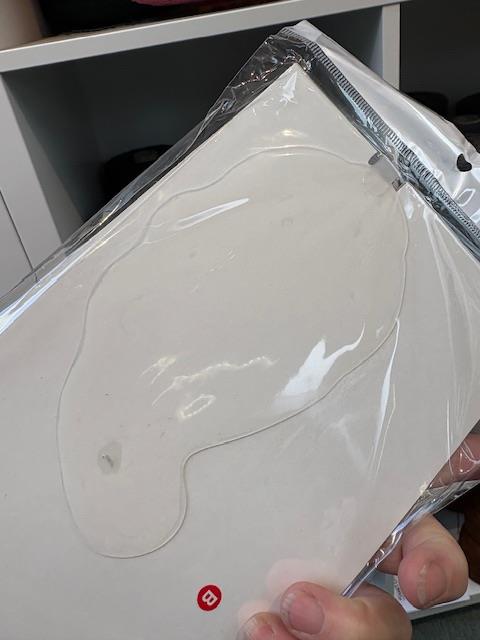 Silikone - usynlig bh, str B