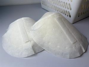 Skulderpude - hvid, til jakker og frakker