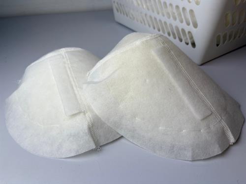 Skulderpude - hvid, til jakker og frakker