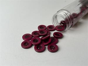 Knap - blommefarvet med tyk kant, 12 mm
