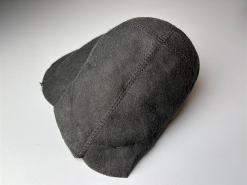 Skulderpude - sort, til jakker og frakker