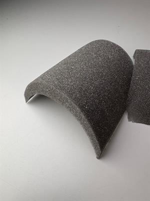 Skulderpude - grå, fast skum