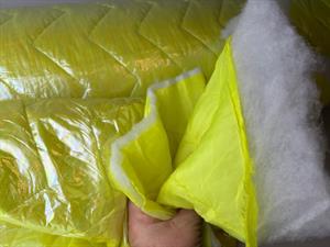 Fastvævet quiltet stof - color gradient i vilde gule farver