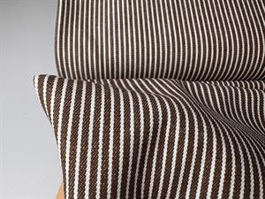 Mælkedrenge stribet denim - i brun, jubiii