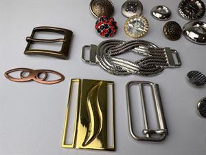 Knapper - spænder - dimser 1000 stk. 