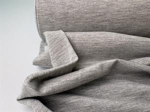 Bomuldsjersey - light grey melange