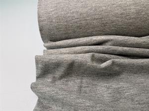 Bomuldsjersey - silver grey melange