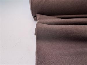 Bomuldsjersey - charcoal brown