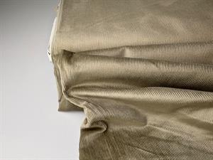Fastvævet fløjl med stræk - lys khaki