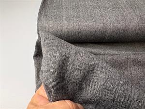 Vævet - bengalin lignende med stræk, grå med diskrete tern