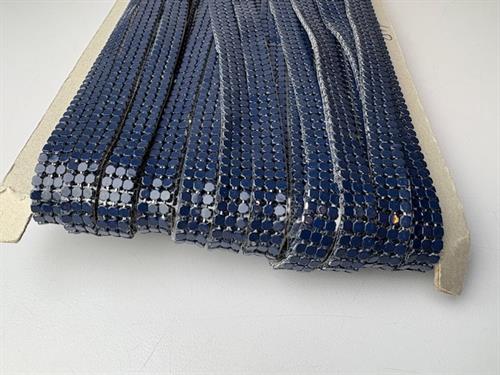 Similibånd - mørkeblå med nitter