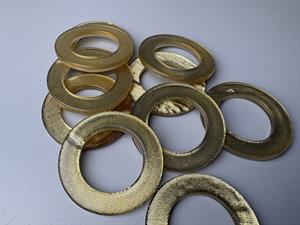 Spænde - rundt i guld look
