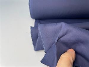 Buksestof - satinvævet i flot mørkeblå