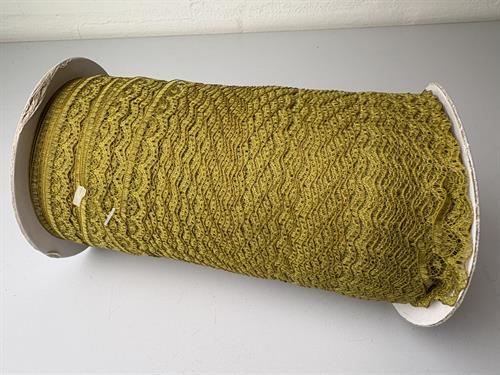 Blonde kant - sennep, fast ca 12 mm