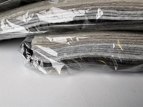 Pakke med ca. 10 stykker filt 