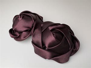 Broche - Bordeaux blomst