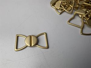 Bikinispænde - mat guld 15 mm
