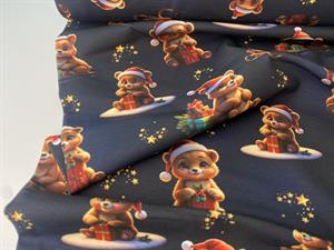 Bomuldsjersey - cute bears, gots