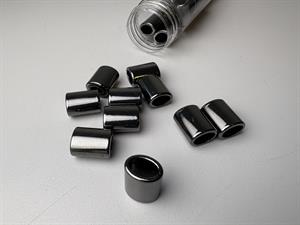 Endestopper - enkel og i gunmetal 10x 8 mm