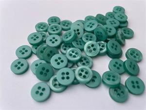 Skjorteknap - klassisk, blank og lavendel, 10 mm